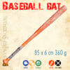měkčená bejsbolka, foam baseball bat for larp