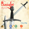 Knight, rytíř, foam medieval sword, měkčený středověký meč, larp, cosplay