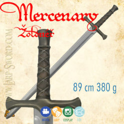 mercenary žoldnéř, měčený meč, foam sword