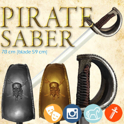 Pirate saber - pirátská šavle, kutlas