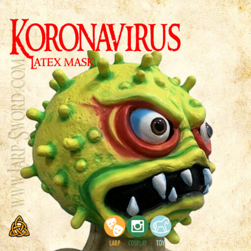 koronavirus latex mask