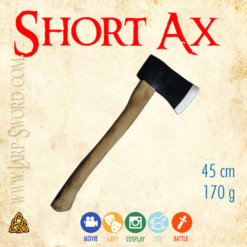 short ax Ax - sekera short foam ax - krátká měkčená sekera