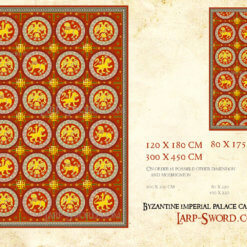 byzantine imperial palace carpet web 1258 Byzanc koberec pro císařský palác Byzantine imperial palace carpet