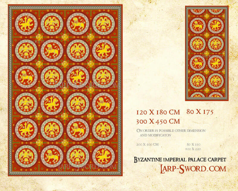 1258 Byzanc koberec pro císařský palác