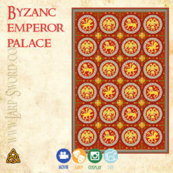 Byzantium emperor palace carpet replica - replika koberce z císařského paláce v Byzanci