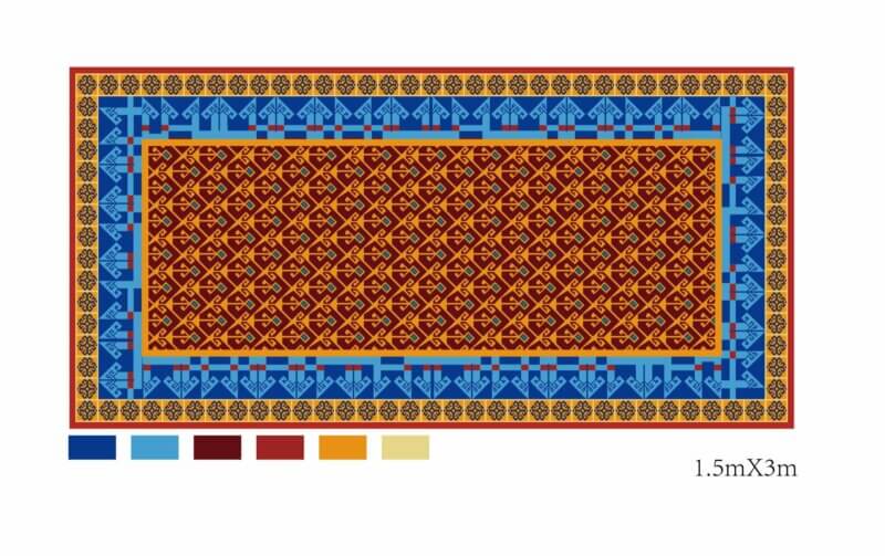 78c59fae21823f9c01a38e28226af778 1250 Carpet from the Seljuk period Historical wool carpet from seljuc era