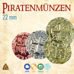 Piratenmunzen - Metallmünzen für Spiele