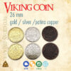 Viking coin - metal coins for gaming, larp, desk game, rpg