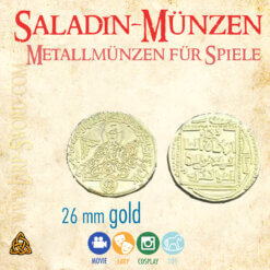 Saladin-Munzen Metallmünzen für Spiele