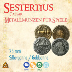 Sesterz Metallmünzen für Spiele