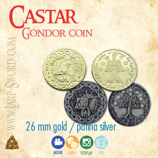 Castar, gondor coin gondorské mince