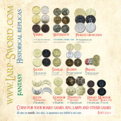 Mince na hry kovové