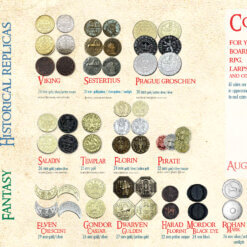 kovové mince na hry