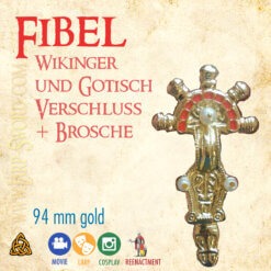 Fibel Wikinger verschluss brosche