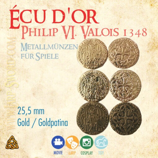 Écu d'Or – Metallmünze fur spielen