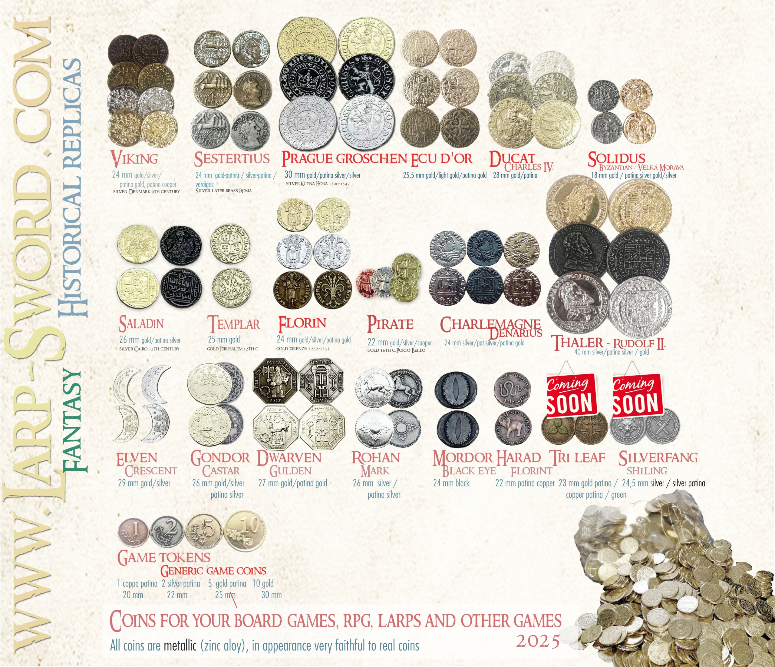 Mince nabidka 25 1 scaled Tolar 1603 – replika historické mince Tolar 1603 – replika historické mince - Obrázek 9