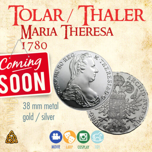 Tolar Marie Terezie – replika historické mince