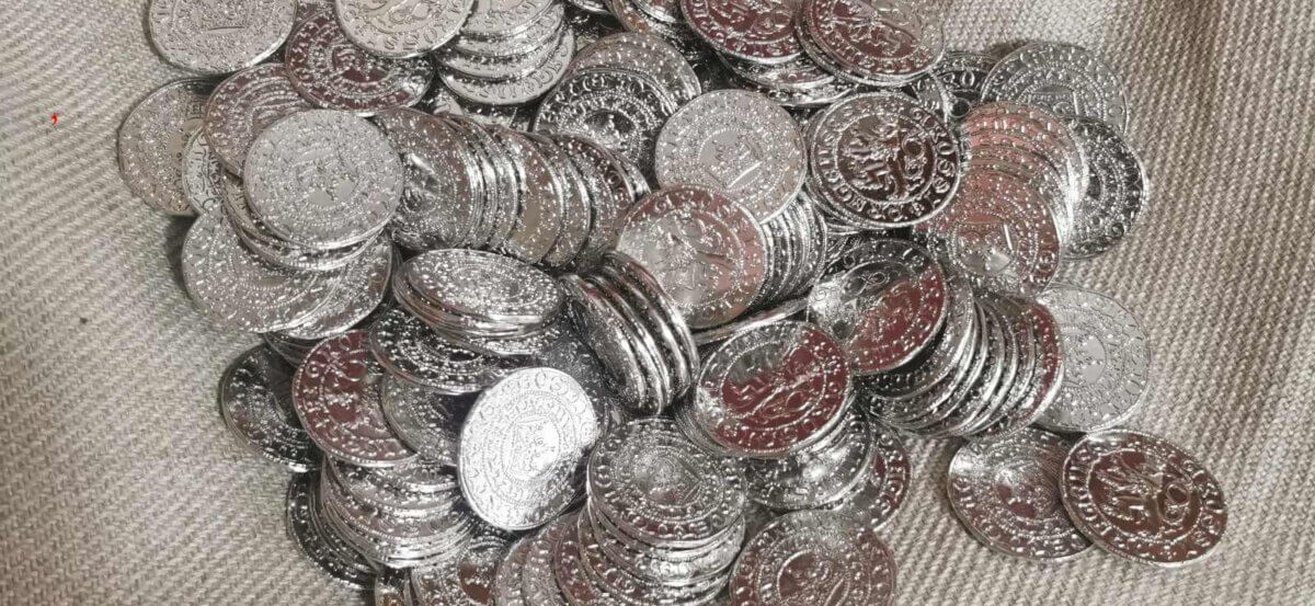 Pièces métalliques pour LARP, RPG, jeux de société et collectionneurs